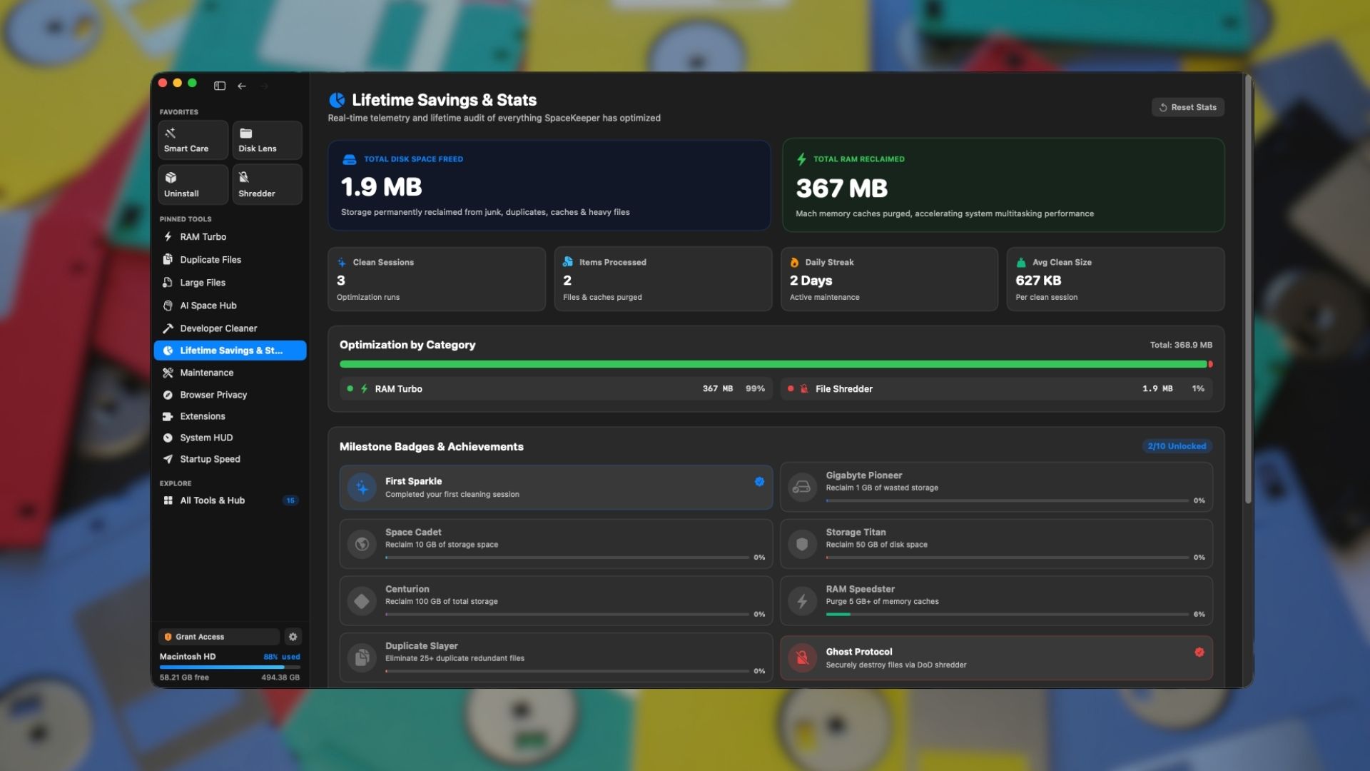SpaceKeeper Overview & Smart Care